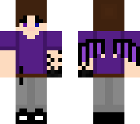 i made a minecraft skin for me and i think it looks awesome!