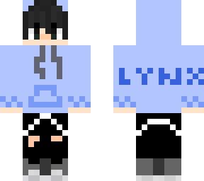 lynxierssss light blue hoodie (reupload)