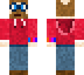 maffoo red hoodie glasses
