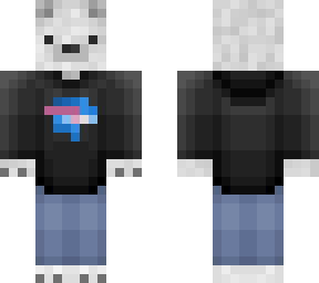 my main skin in a mrbeast hoodie.