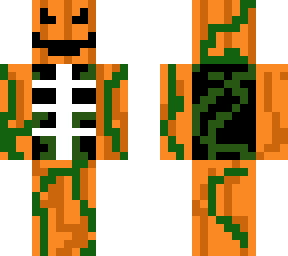 pumpkin skeleton