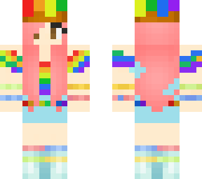 rainbow with rainbow colors