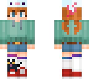 +* axolotl hat + cat socks! *+