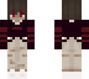 < blood red . / masc