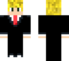 blond boy suit