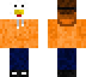 chicken man with mask