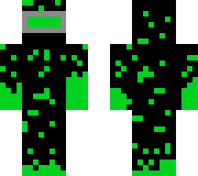 green and black