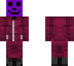 masked rain coat