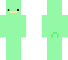 odd duck #45 green duck