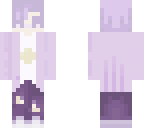 slim pastel pink & purple star boy skin