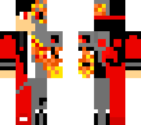 the red cyborg