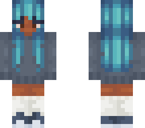 - blue hair -