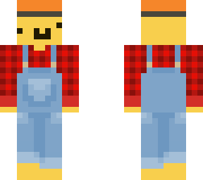 cute yellow builder in overalls .^. (builders club member) (turbo)