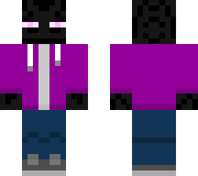 enderman in sweatshirt