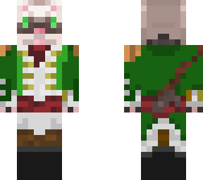 ferret in a revolutionary coat