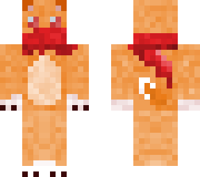 fox with scarf