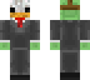 slime with chicken mask