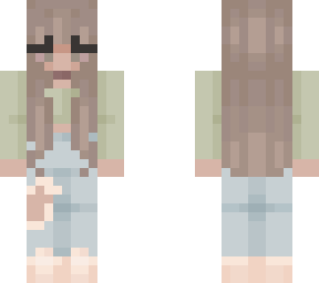 ~my oc with green outfit <3)