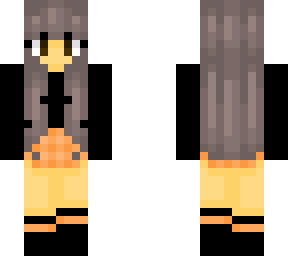 black shirt and orange shirt