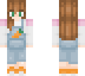 carrot overalls girl