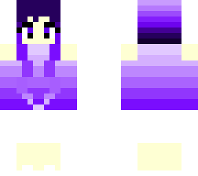 cute purple blue clothes girl