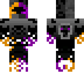 purple and gold ender and wither cultist