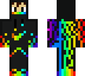 rainbow gamer boy