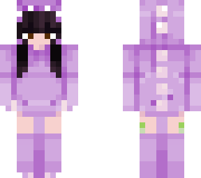 girl purple dino