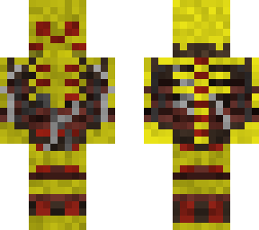 gold robot skeleton