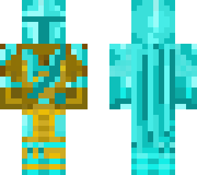 golden mando (my golden boy and cybercraftpvp's frozen mando)