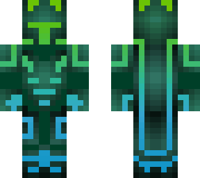 green to blue fade knight for amazingasdf3214
