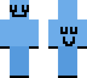 happy blue dude