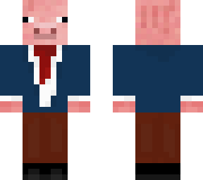 normal pig (without glasses)