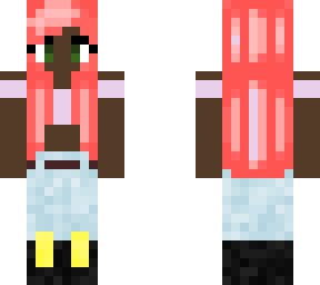 pink hair girl