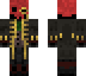 red skulled skeleton