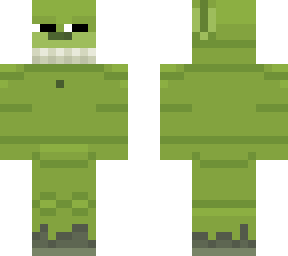 a totally normal and not in anyway unusual springtrap skin