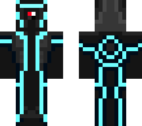 colorful tron suit