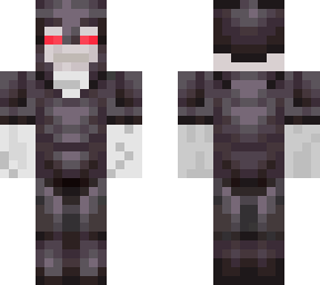 demonic skeleton with.... netherite armour?!