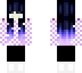 juniper - checkered purple sweater - repost