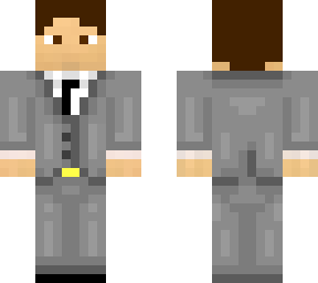 Man in Grey Suit | Minecraft Skin
