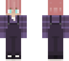 pink haired boy