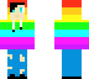 rainbow girl