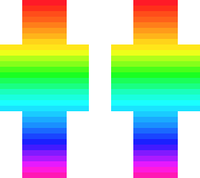 rainbow gradient skin!