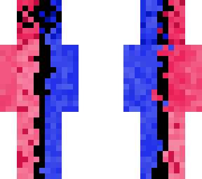 red and blue