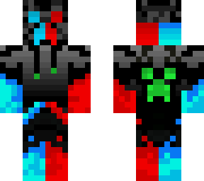 red and blue creeper