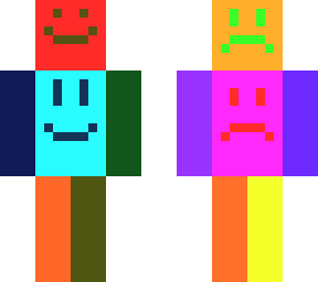 smile and sad man