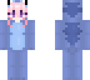 yae miko in a stitch onesie