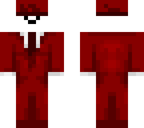 a man in a red suit