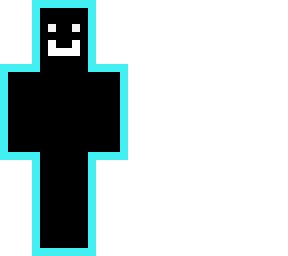 black normie with cyan outlines