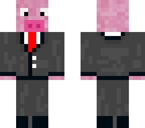 pig in tux